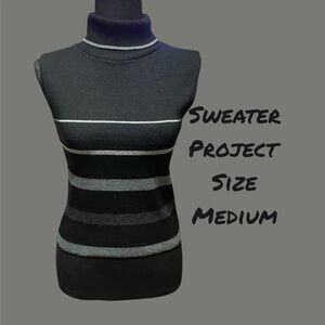 SWEATER PROJECT SLEEVELESS SWEATER SIZE MEDIUM GENTLY WORN